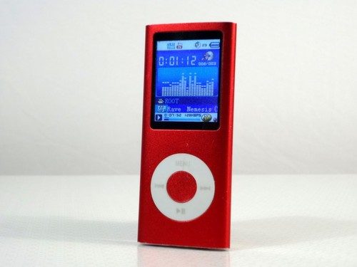 Mp3 player rot - player, metallic