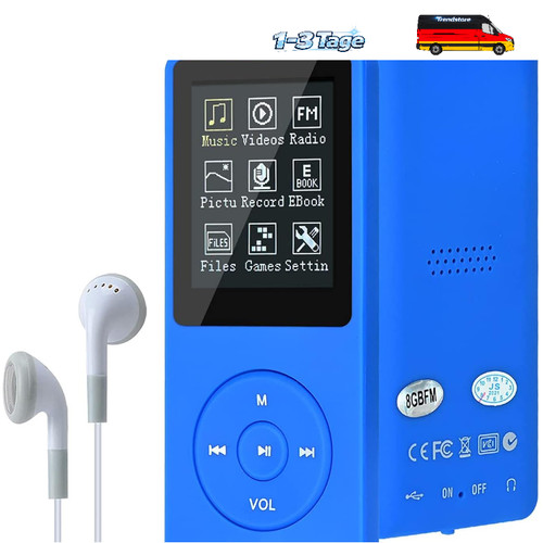 Mp3 mp4 musikplayer 8gb - 8gb, hifi