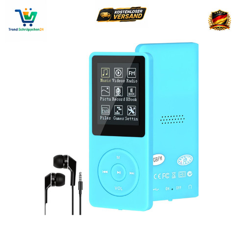 Mp3 player 8gb tragbar - player,